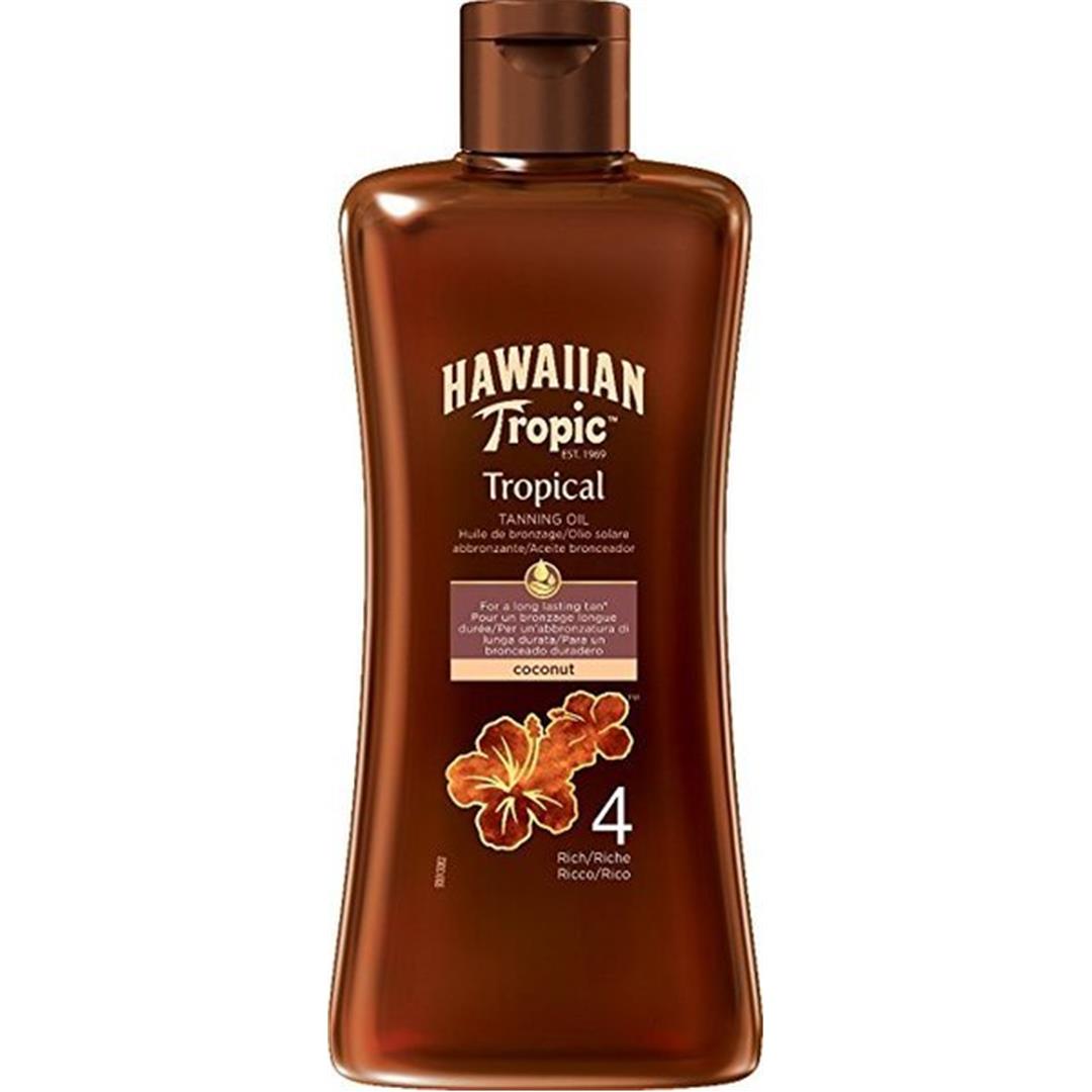 Hawaiian Tropic Coconut Oil F4 200 Ml